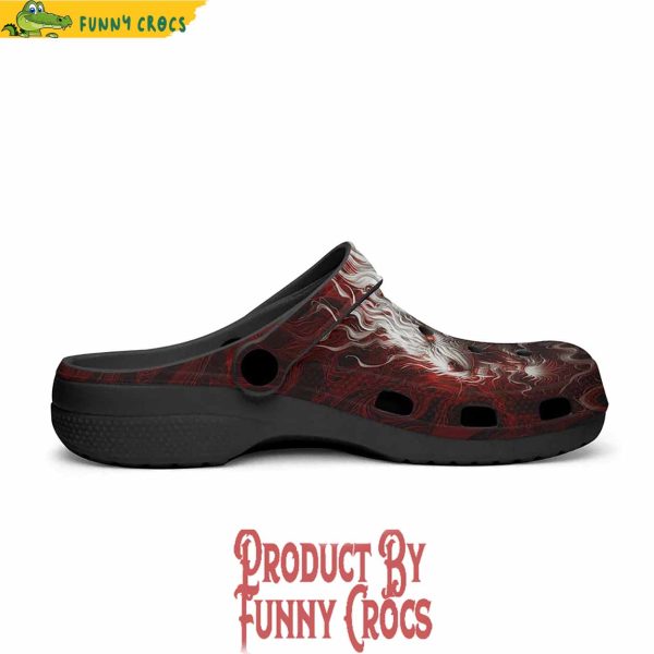 White Tiger Artwork Crocs Style