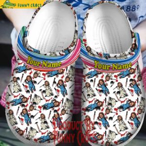 Custom Chucky Pattern Crocs Shoes 1