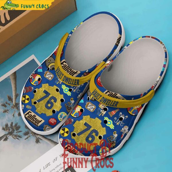 Custom Number Fallout Vault Dweller Crocs Shoes