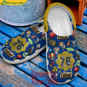 Custom Number Fallout Vault Dweller Crocs Shoes 3