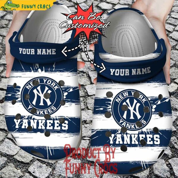 Customized New York Yankees Crocs Shoes