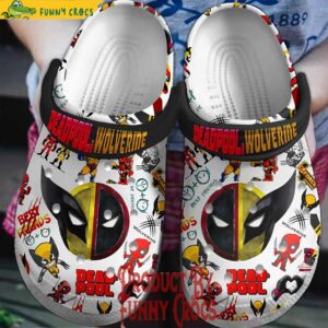 Deadpool And Wolverine Best Friends Crocs Style