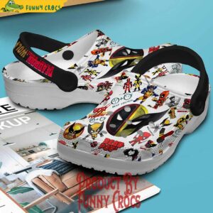 Deadpool And Wolverine Best Friends Crocs Style