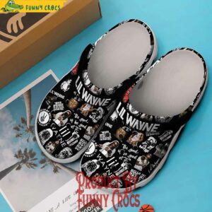 Lil Wayne Rapper Black Crocs Shoes 3