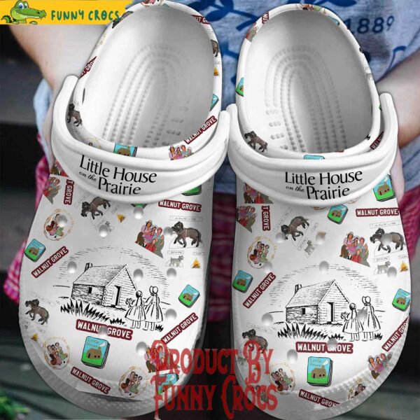 Little House On The Prairie Walnut Grove Crocs Shoes