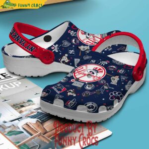 MLB New York Yankees Logo Baseball Crocs Shoes 2