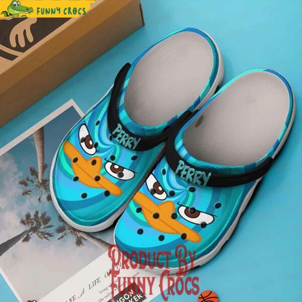 Phineas And Ferb Face Perry Crocs Shoes