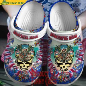 4th Of July Grateful Dead Crocs Slippers Gift 1