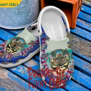 4th Of July Grateful Dead Crocs Slippers Gift 5