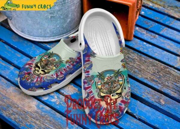 4th Of July Grateful Dead Crocs Slippers Gift