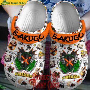 Anime My Hero Academia Bakugou Katsuki Crocs 1