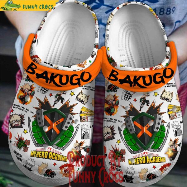 Anime My Hero Academia Bakugou Katsuki Crocs