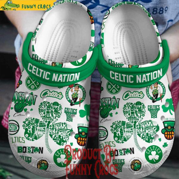 Boston Celtics Nation Crocs Style