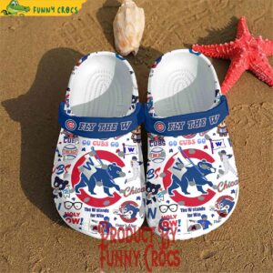 Chicago Cubs Fly The W Crocs Style 4