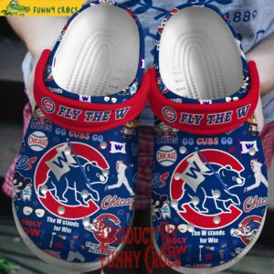 Chicago Cubs The W Stand For Win Crocs Style 1