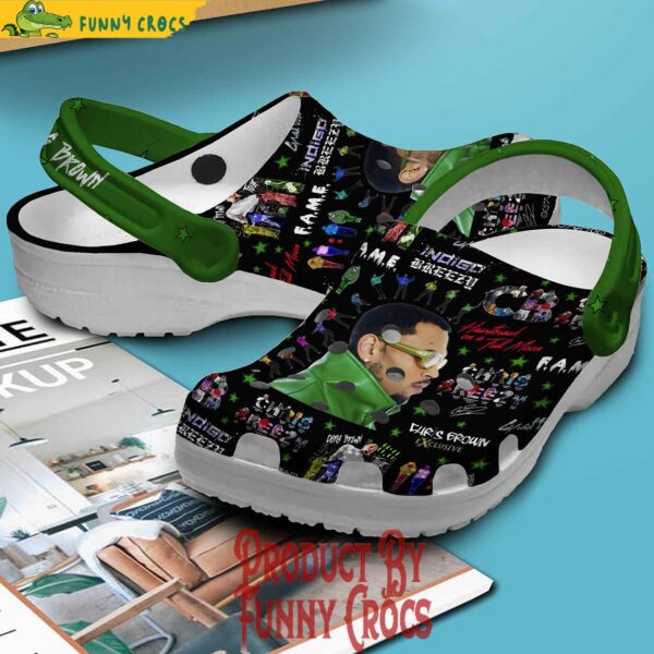 Chris Brown Fame Crocs Style