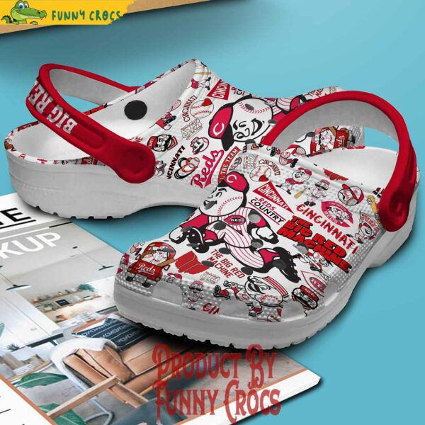 Cincinnati Reds Big Red Machine Crocs Style