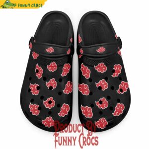 Custom Naruto Akatsuki Clouds Crocs Style