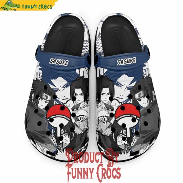 Custom Naruto Uchiha Sasuke Crocs Style