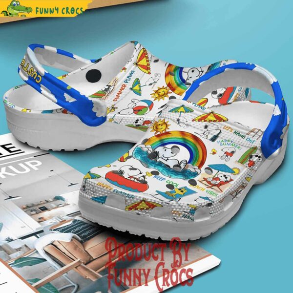 Custom Snoopy Happy Summer Crocs Style