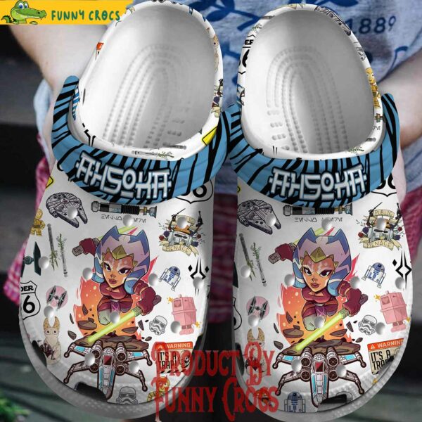 Custom Star Wars Chibi Ahsoka Tano Crocs Shoes