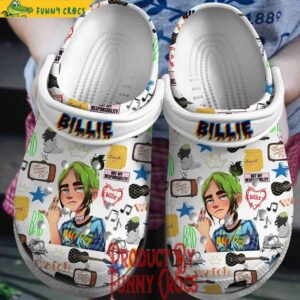 Cute Billie Eilish Crocs Shoes