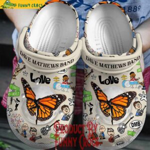 Dave Matthews Band Love Butterfly Crocs Style 1