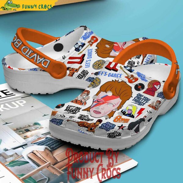 David Bowie Oh You Pretty Things Crocs Shoes