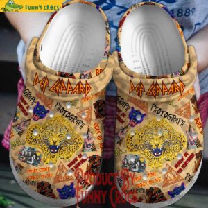 Def Leppard Photograph Crocs Style 1