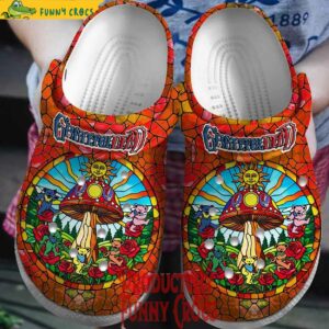 Grateful Dead Flowers Crocs Style