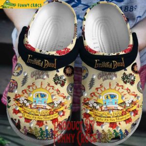 Grateful Dead Rose Crocs Slippers