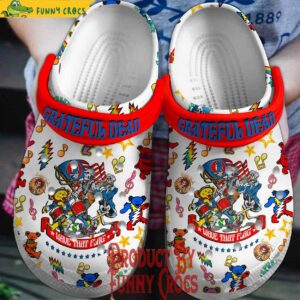 Grateful Dead Wave That Flag 4th Of July Crocs Shoes 1