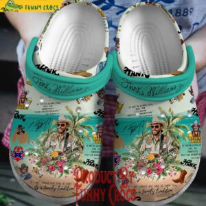 Hank Williams Jr Summer Hawaiian Crocs Style 1