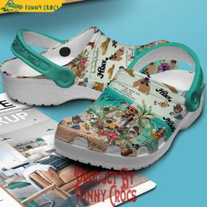 Hank Williams Jr Summer Hawaiian Crocs Style 2