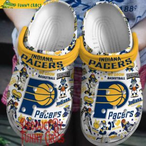 Indiana Pacers We Grow BasaIndiana Pacers We Grow Basketball Here Crocs Shoesketball Here Crocs Shoes 1