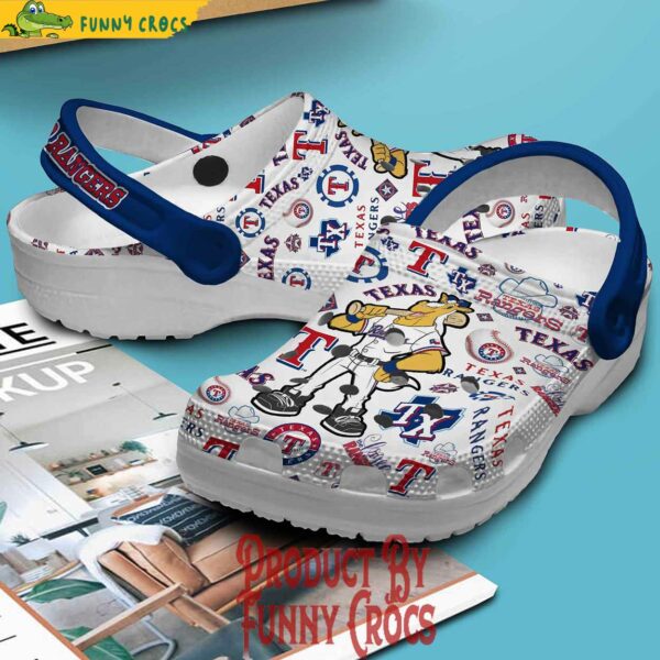 Let’s Go Rangers Texas Baseball Crocs Style