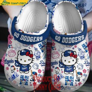 MLB Los Angeles Dodgers Hello Kitty Crocs Style 1