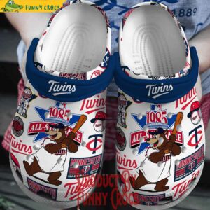 MLB Minnesota Twins 1985 All Star Game Crocs Style 1