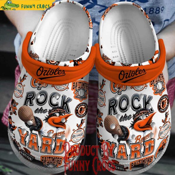 MLB Baltimore Orioles Rock The Yard Crocs Style