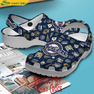 Milwaukee Brewers Pattern Crocs Clog