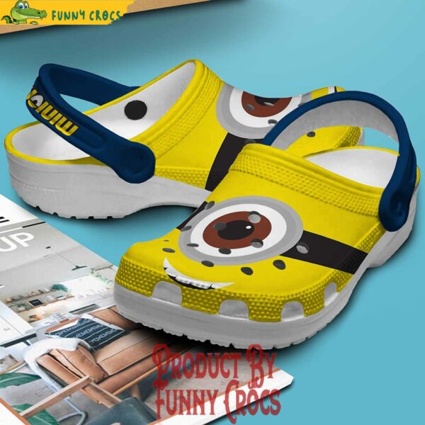 Minion Yellow Cartoon Crocs Style