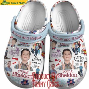 Movie Alone And Happy Young Sheldon Crocs Style 2