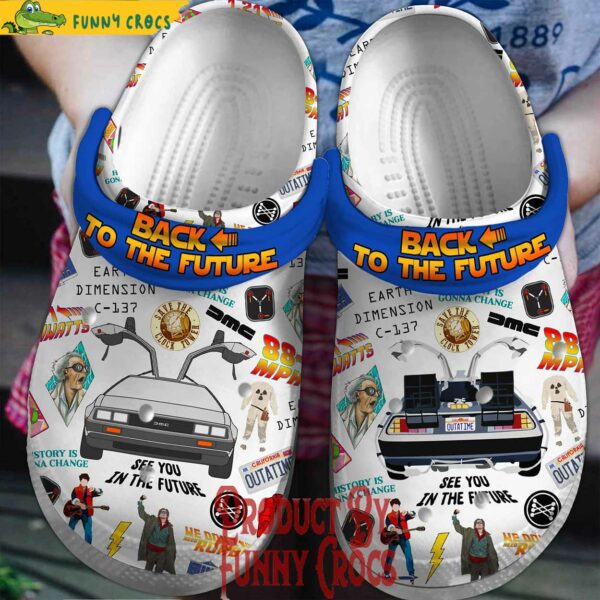 Movie Back To the Future Crocs Style