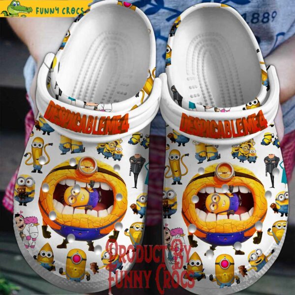 Movie Despicable Me 4 Minion Crocs Style