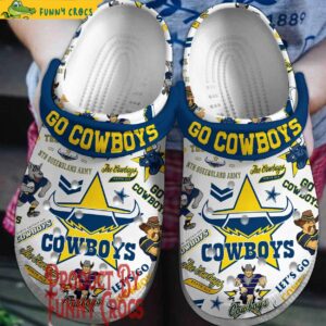 NRL North Queensland Cowboys Crocs Style 1