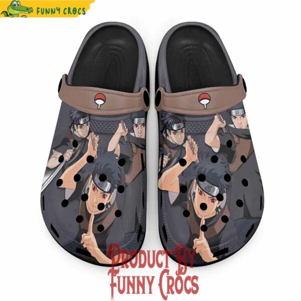 Naruto Uchiha Shisui Pattern Crocs Style