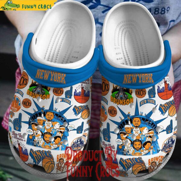 New York Knicks Basketball Crocs Style