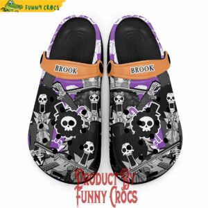 One Piece Brook Pattern Crocs Style