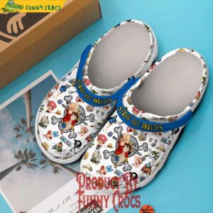 One Piece Straw Hat Pirates Luffy Gear 2 Pattern Crocs Style 3