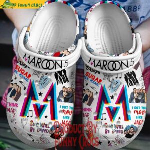 Maroon 5 Crocs Style